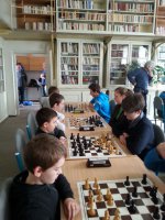 Vlevo naše mladší béčko