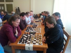 Nejhezčí partie turnaje zleva Gregor Jiří vs Jirka Liška ml.