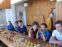 Zleva Martina Hamadová, Julián Přenosil, Filip Draboň, Vašek Paulus, Kryštof Hofman, Jiří Liška ml.